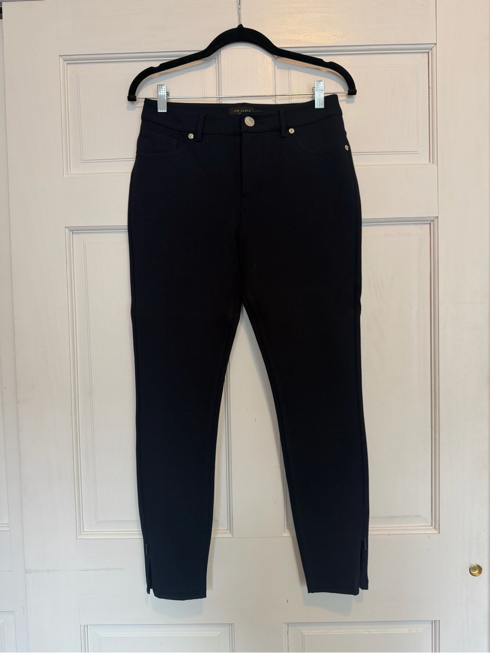 TED BAKER London | Navy Ankle Zip Trousers | Size 2 | NWOT